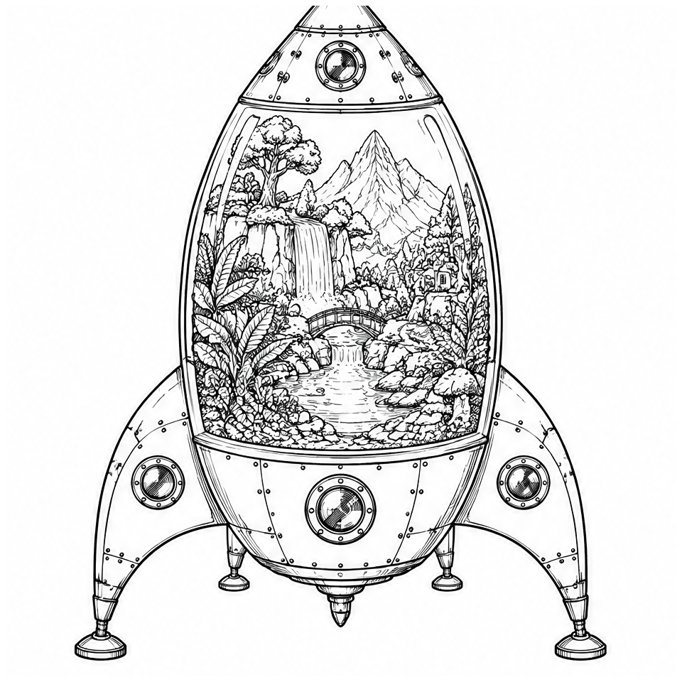 Rocket Terrarium