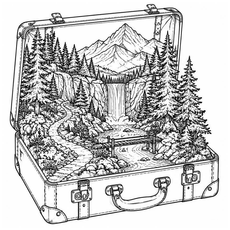Forest Suitcase