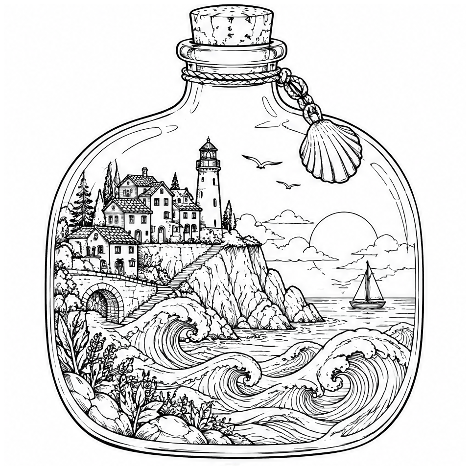 Lighthouse in a Bottle