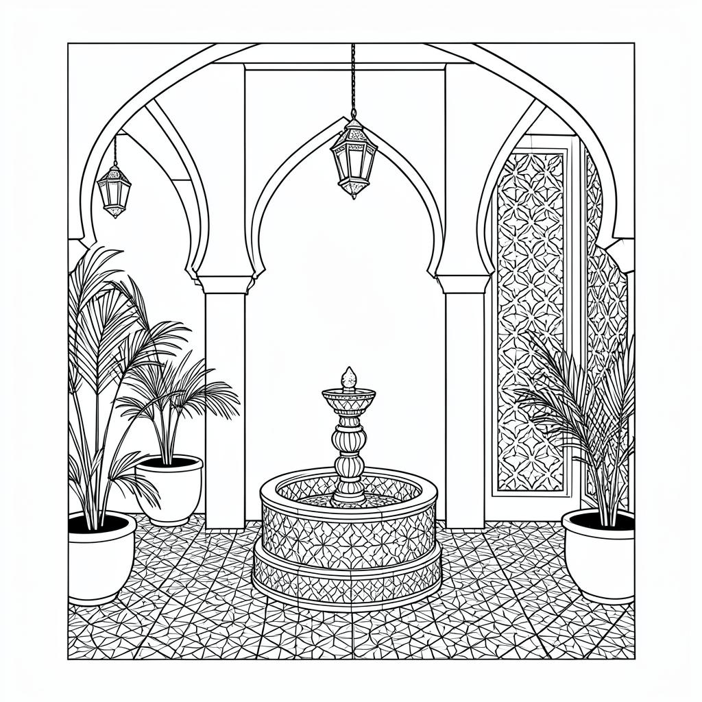 Moroccan Courtyard