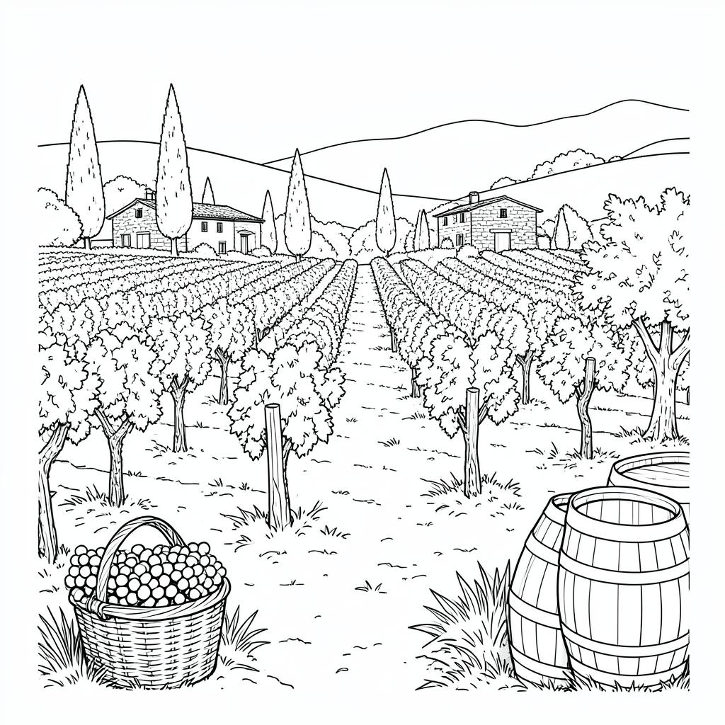 Tuscan Vineyard