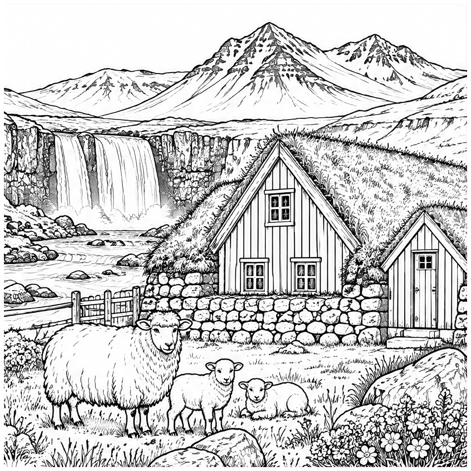 Icelandic Turf Farmstead