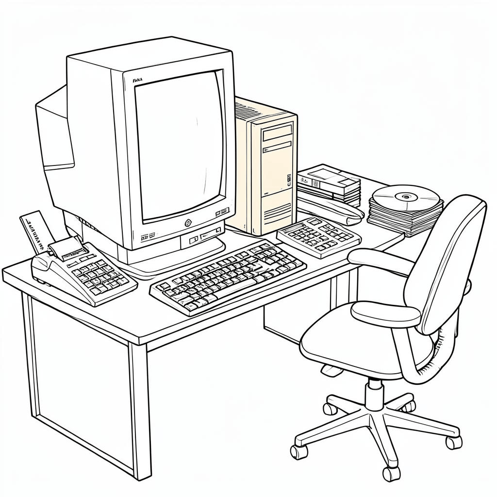 1990s Computer Room