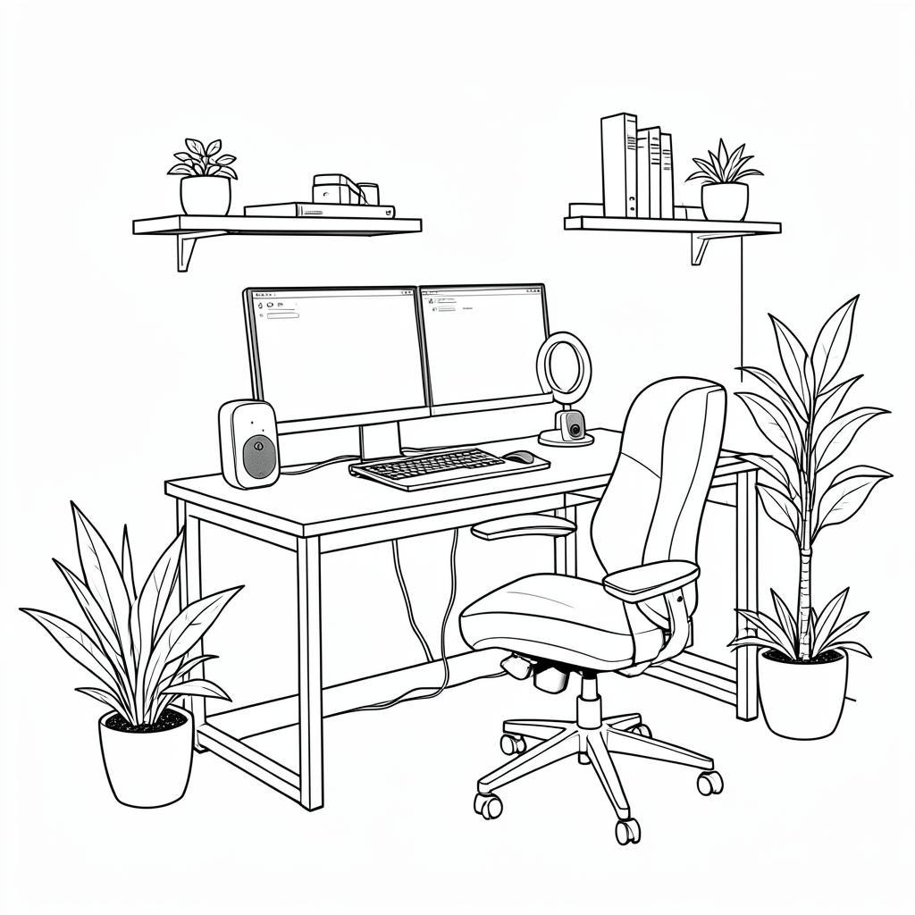 Modern Smart Home Office