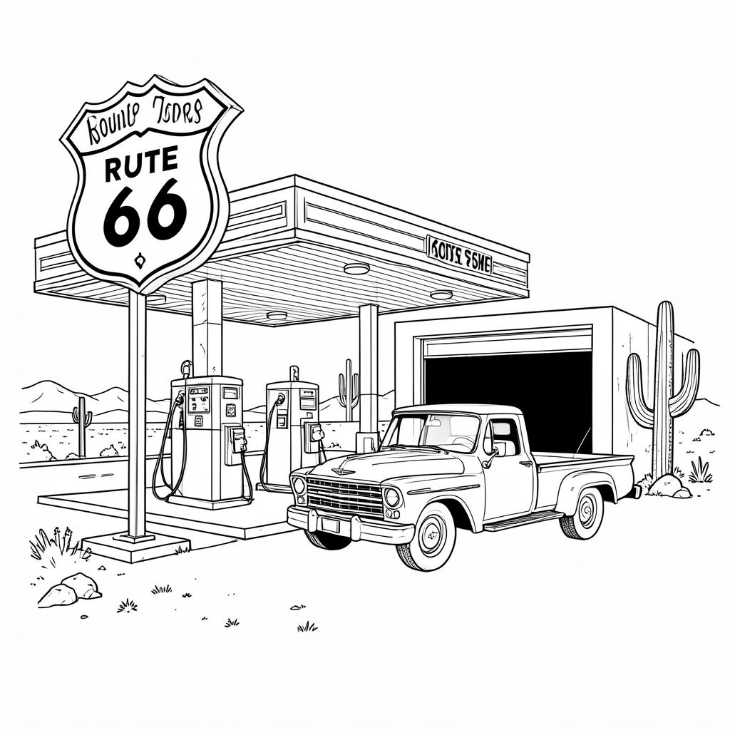 Route 66 Gas Station