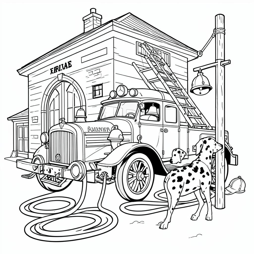Vintage Fire Station