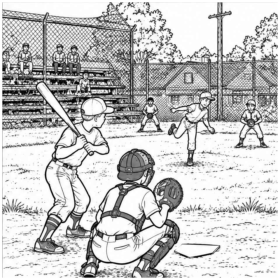 Sandlot Baseball Game