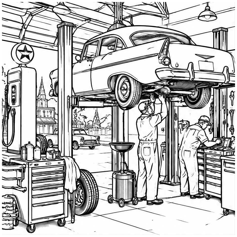 Filling Station Garage