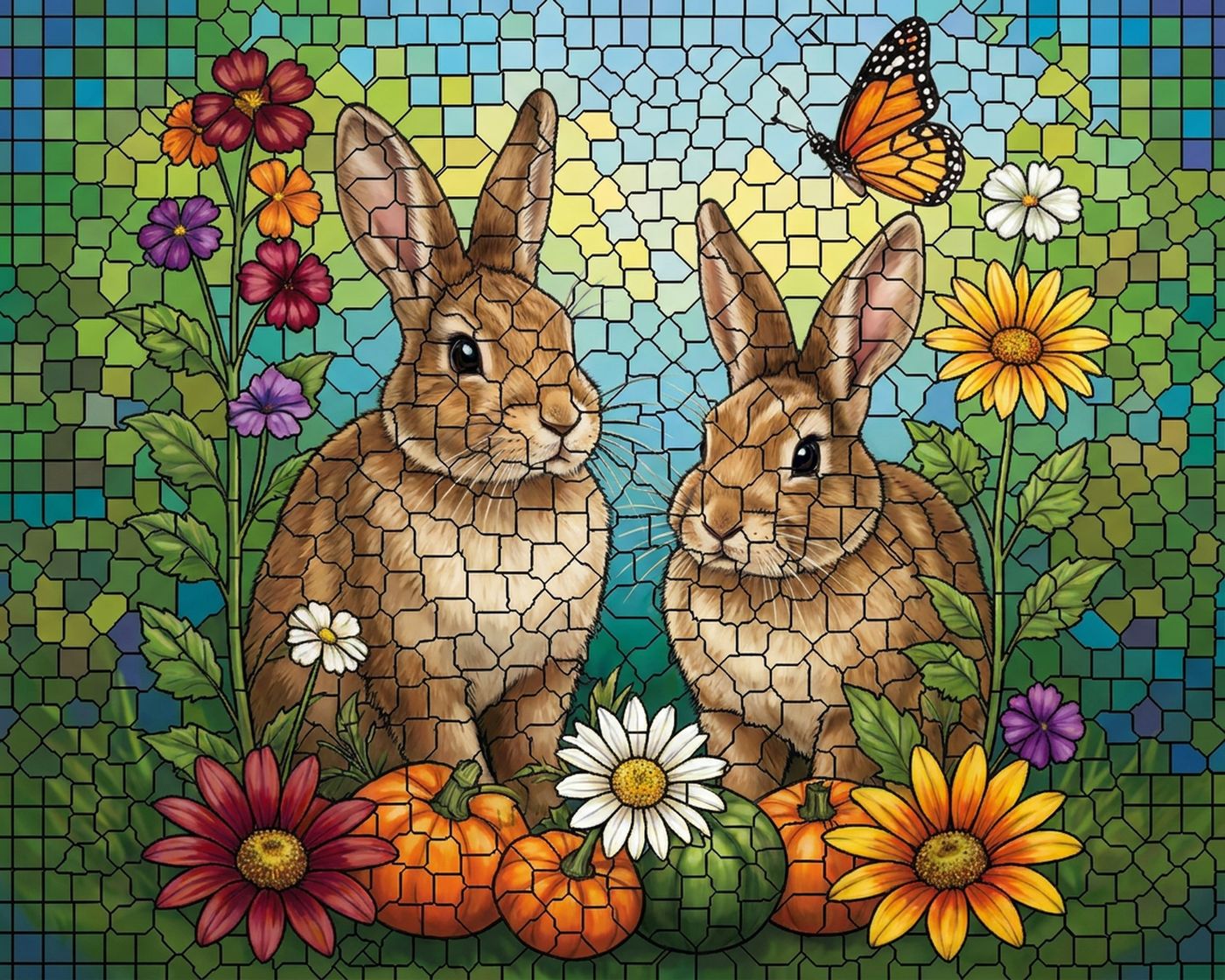 Full-colour reference for Rabbits in the Garden