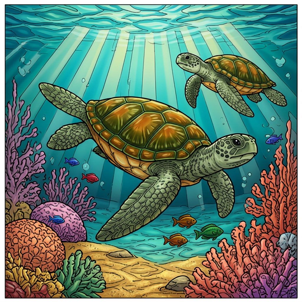 Full-colour reference for Sea Turtles in the Shallows