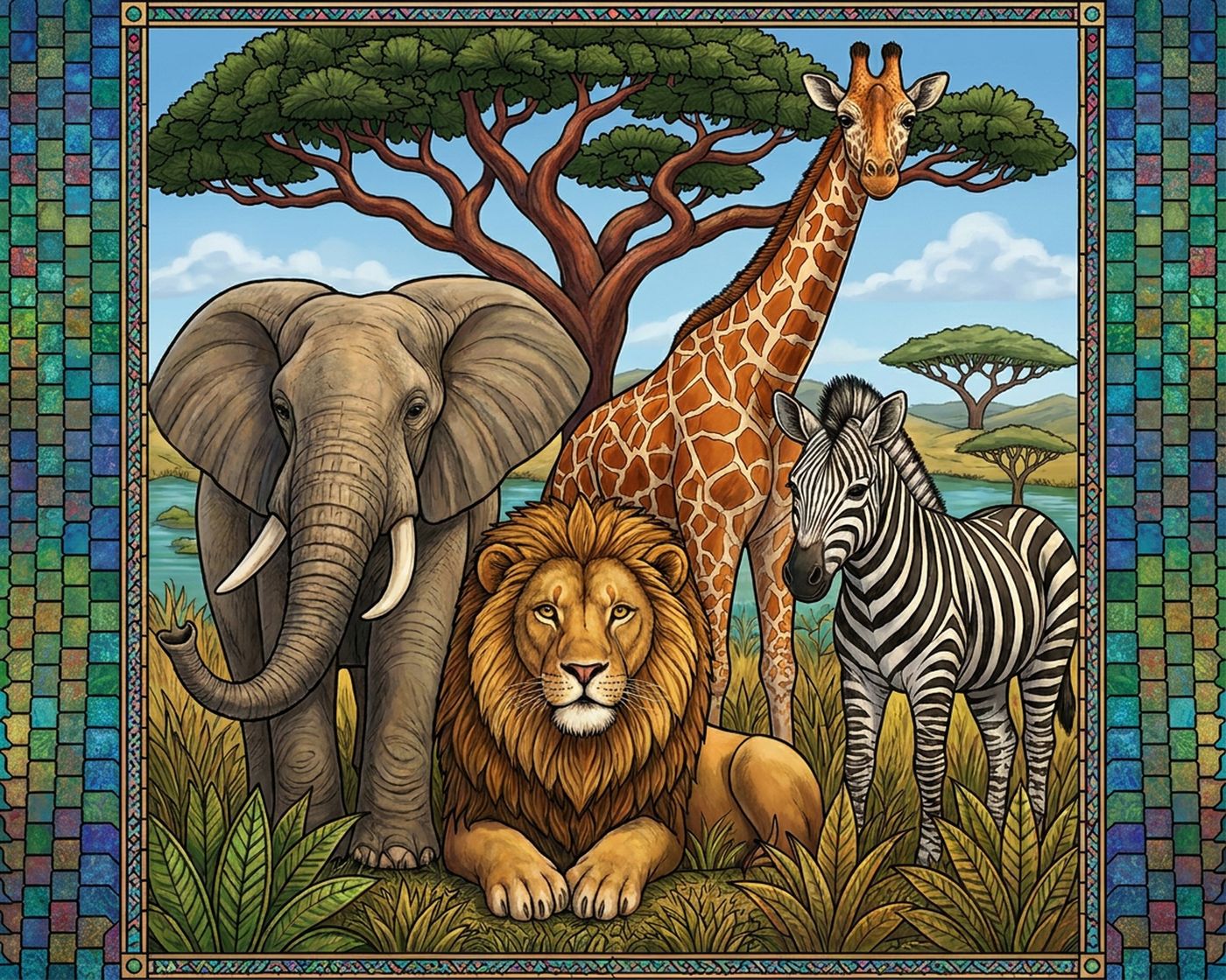 Full-colour reference for Safari Gathering