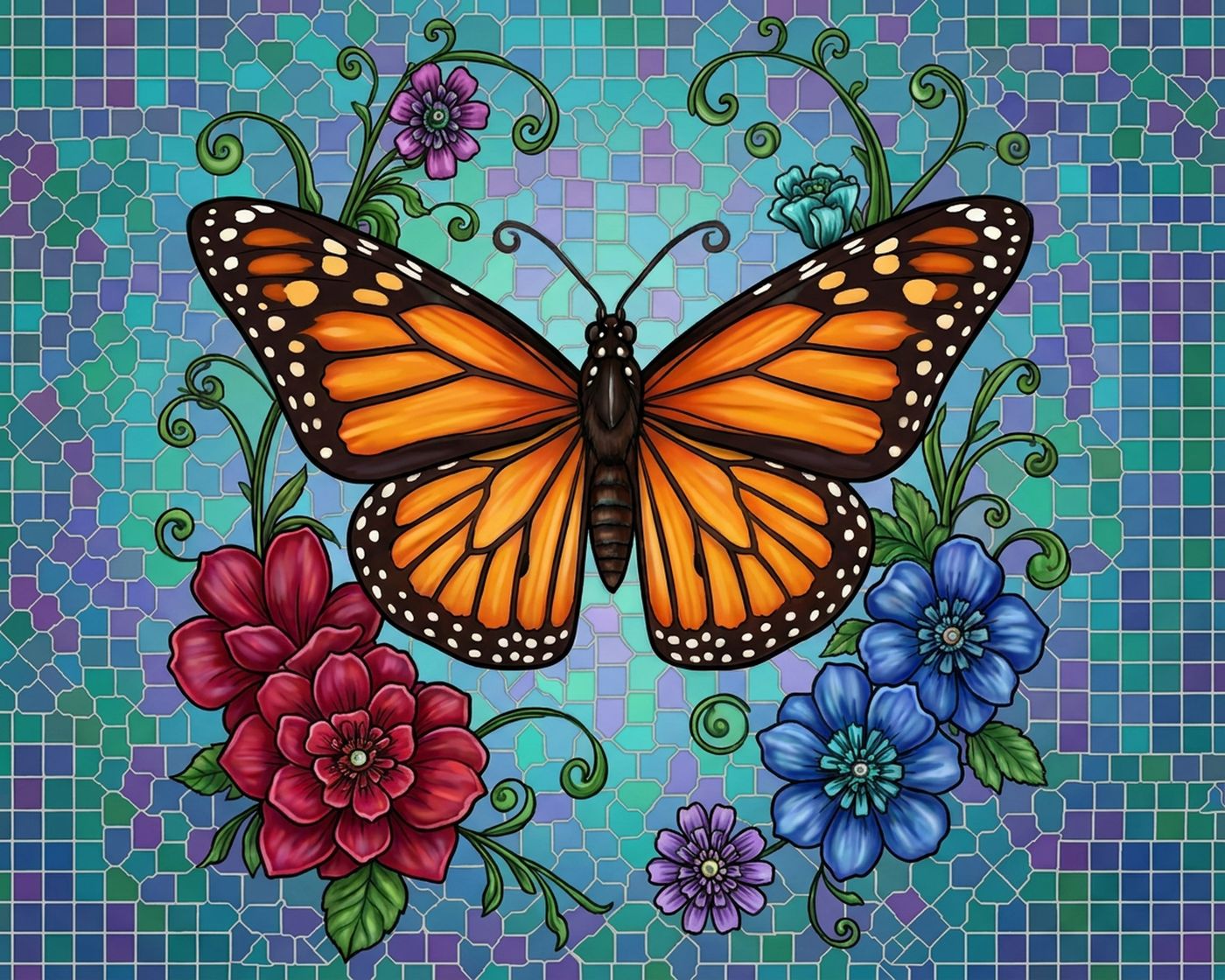 Full-colour reference for Monarch Filigree