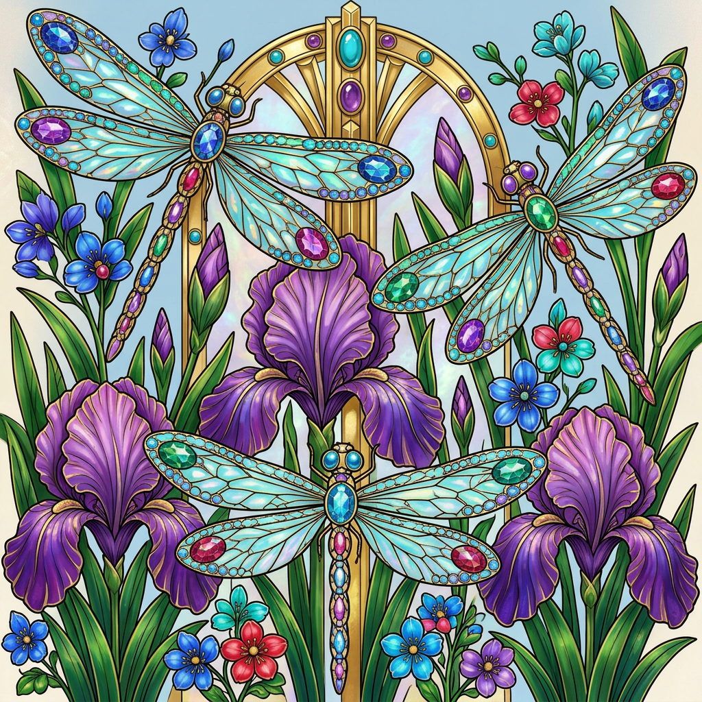 Full-colour reference for Jeweled Dragonflies