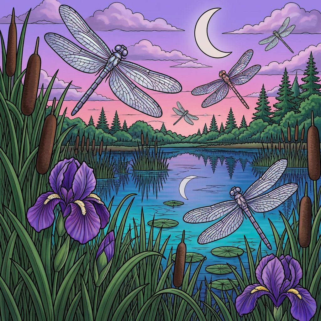 Full-colour reference for Twilight Marsh Wings