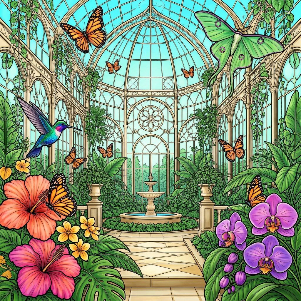 Full-colour reference for Glasshouse of Wings