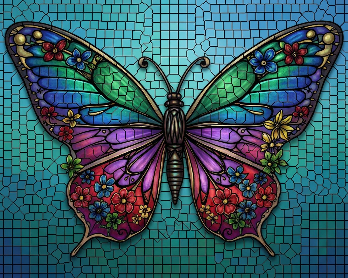 Full-colour reference for Lace Wing Pair