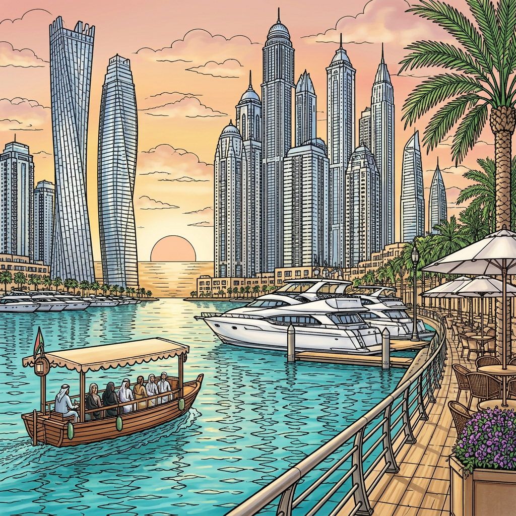 Full-colour reference for Dubai Marina
