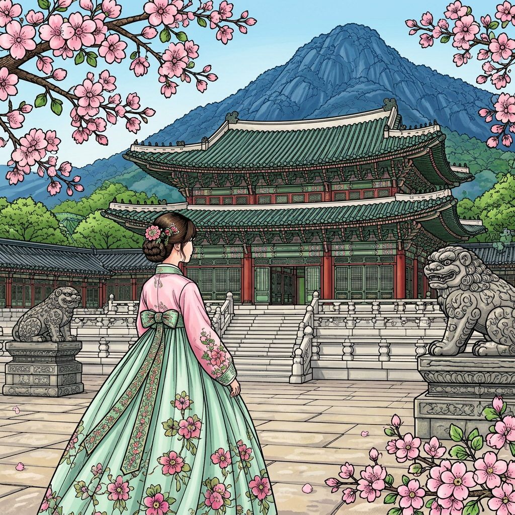 Full-colour reference for Seoul Gyeongbokgung Palace