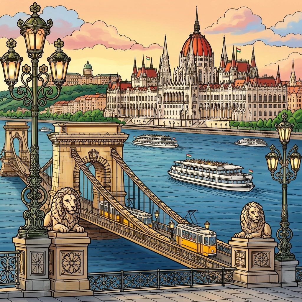 Full-colour reference for Budapest Parliament
