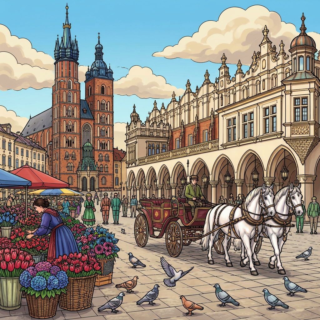 Full-colour reference for Kraków Cloth Hall