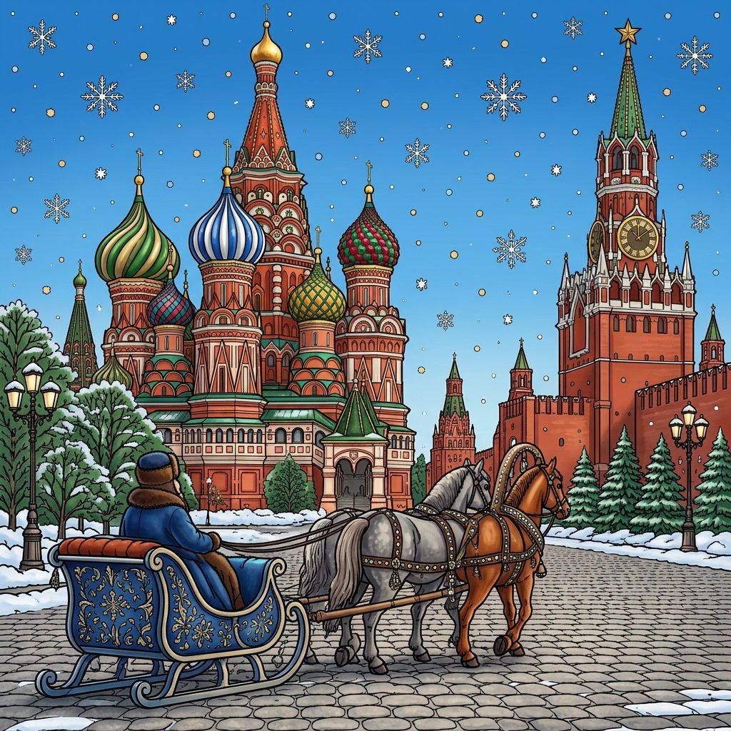 Full-colour reference for Moscow Red Square