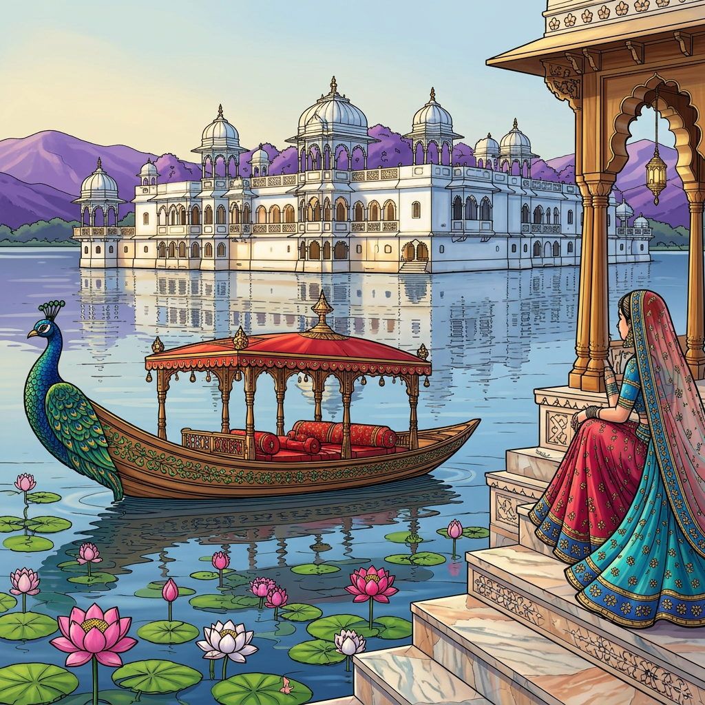 Full-colour reference for Udaipur Lake Palace