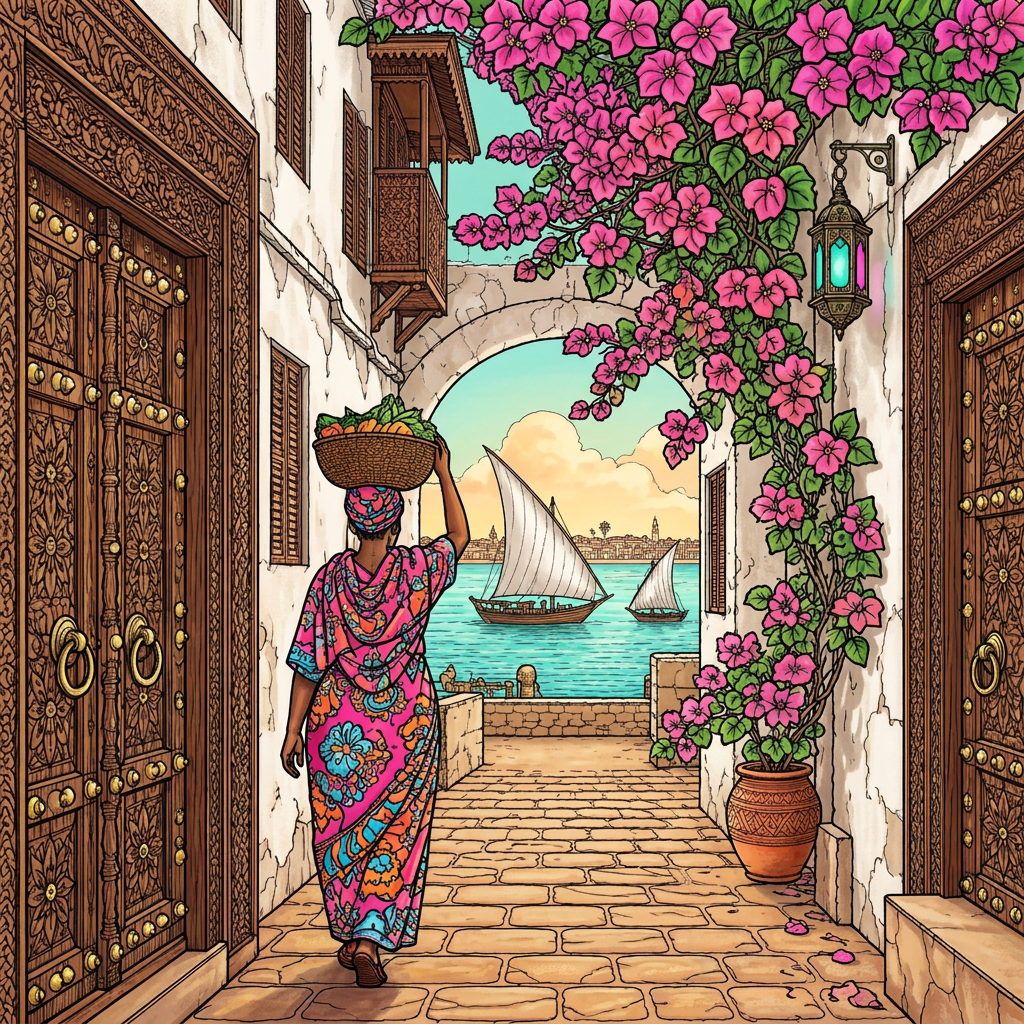 Full-colour reference for Zanzibar Stone Town