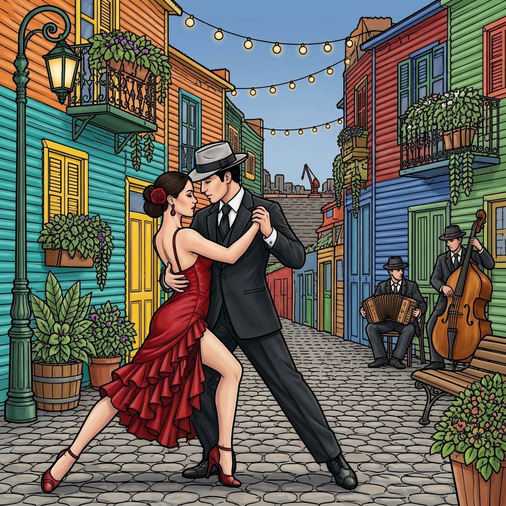 Full-colour reference for Buenos Aires La Boca