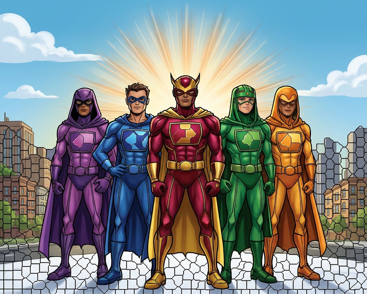 Full-colour reference for City Rescue