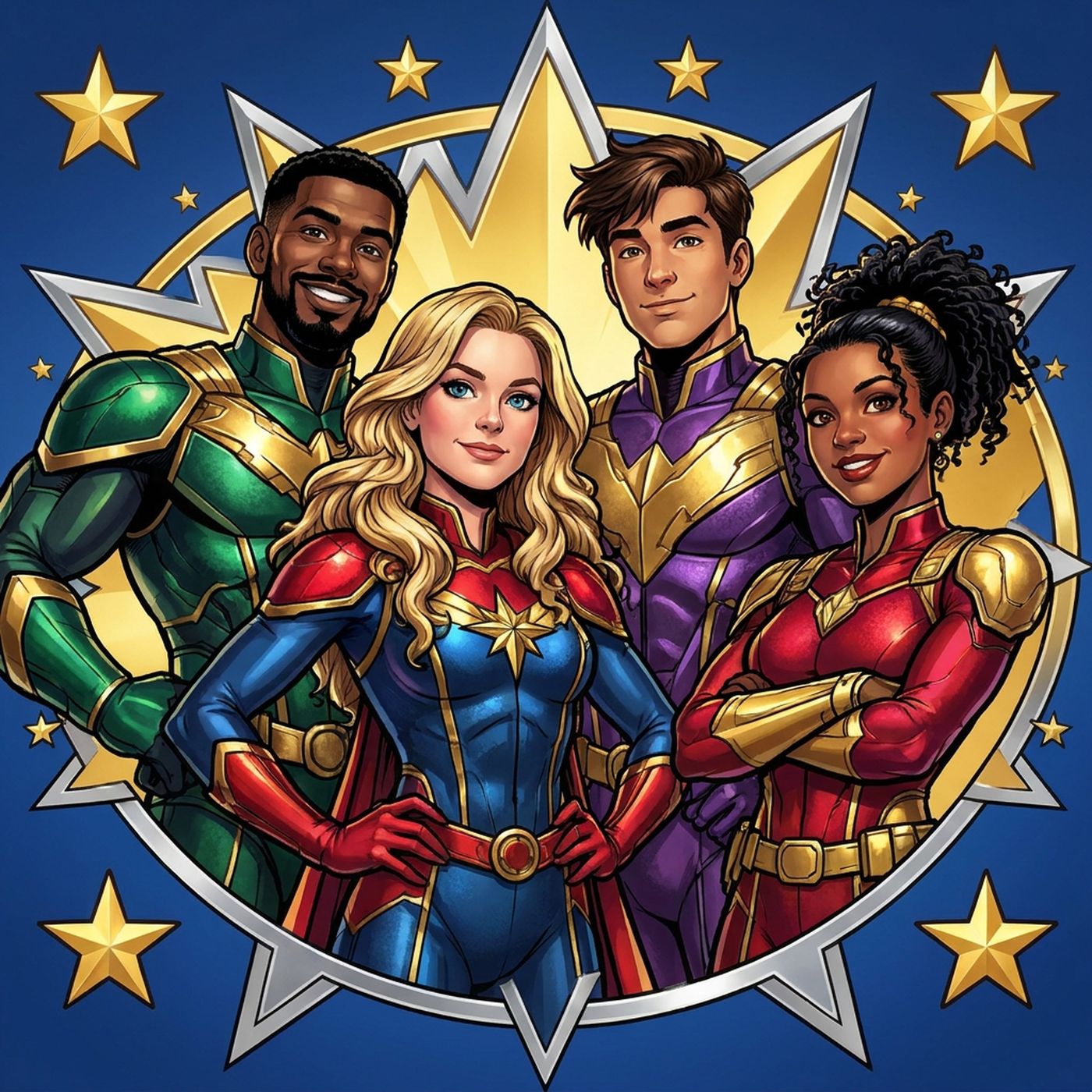 Full-colour reference for Vanguard Four