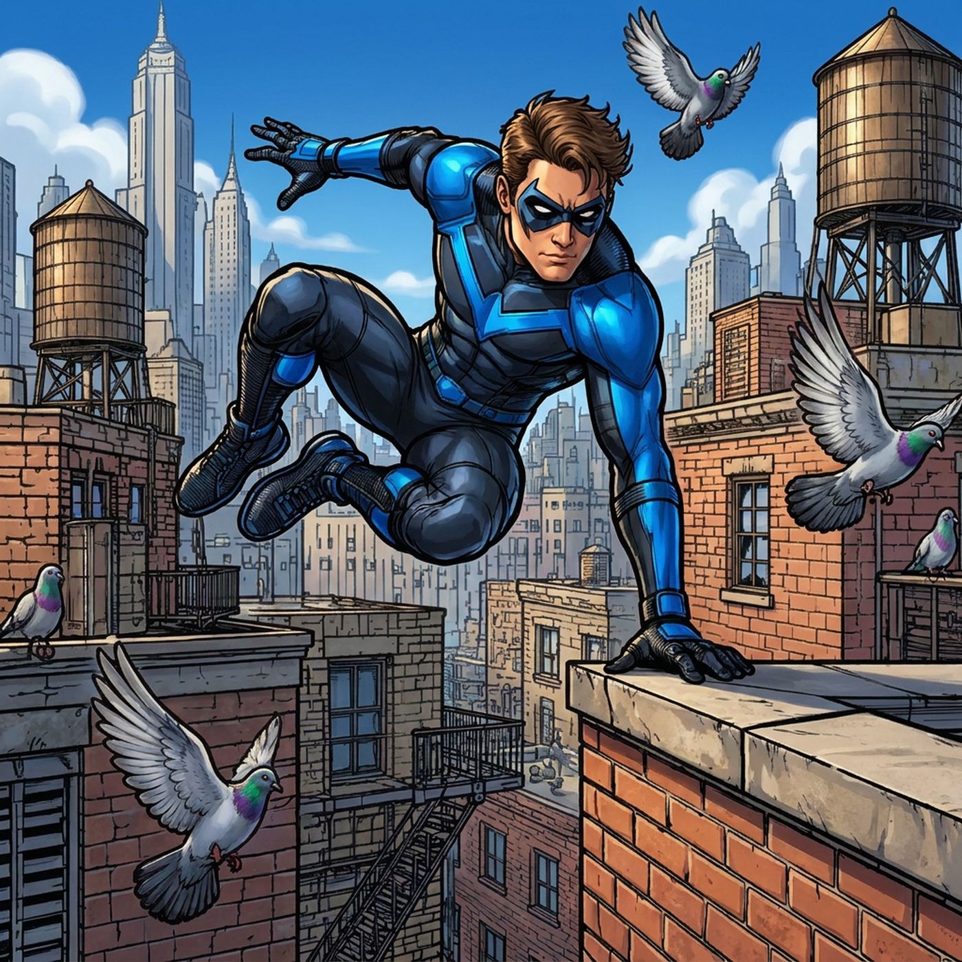 Full-colour reference for Rooftop Leap