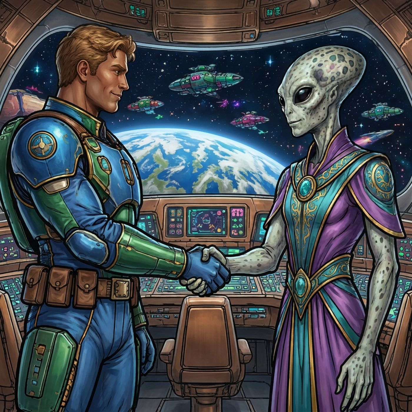 Full-colour reference for First Handshake