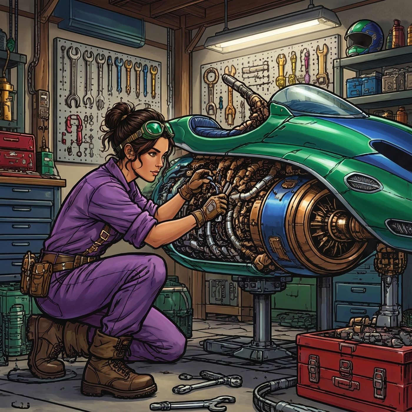 Full-colour reference for Sky Cycle Garage