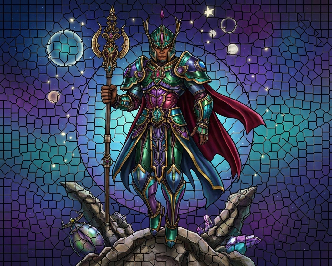 Full-colour reference for Cosmic Guardian