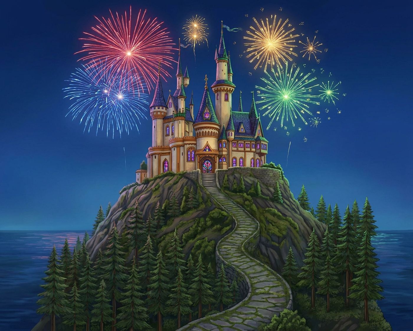 Full-colour reference for Fairytale Castle