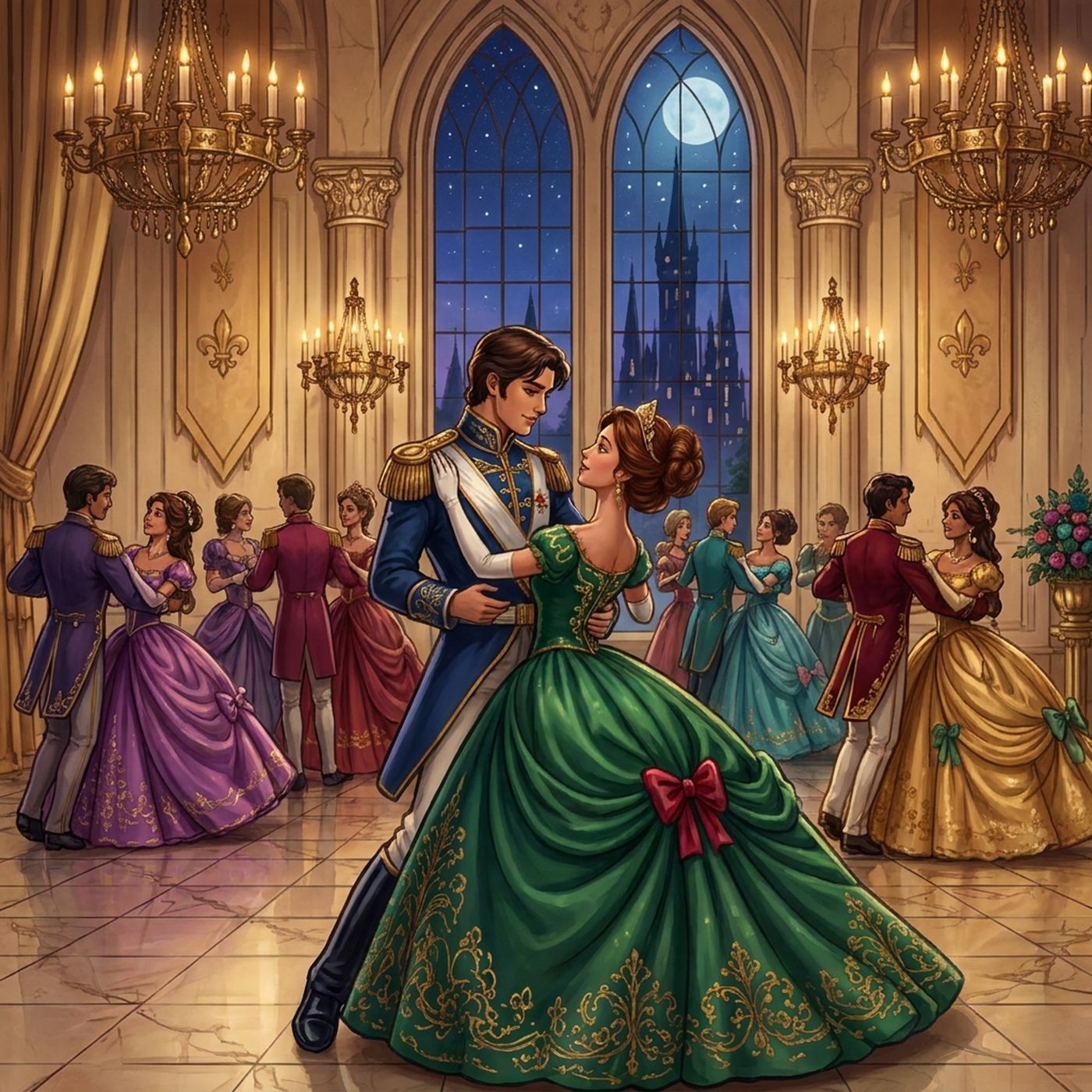 Full-colour reference for Midnight Ball