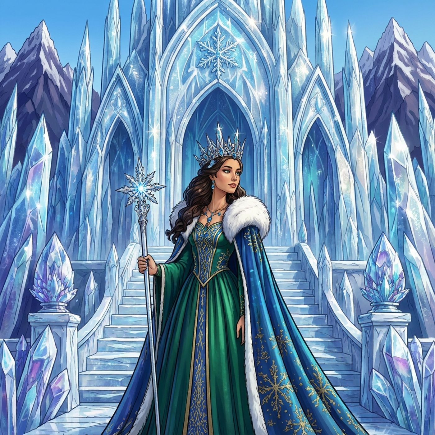 Full-colour reference for Ice Palace Queen