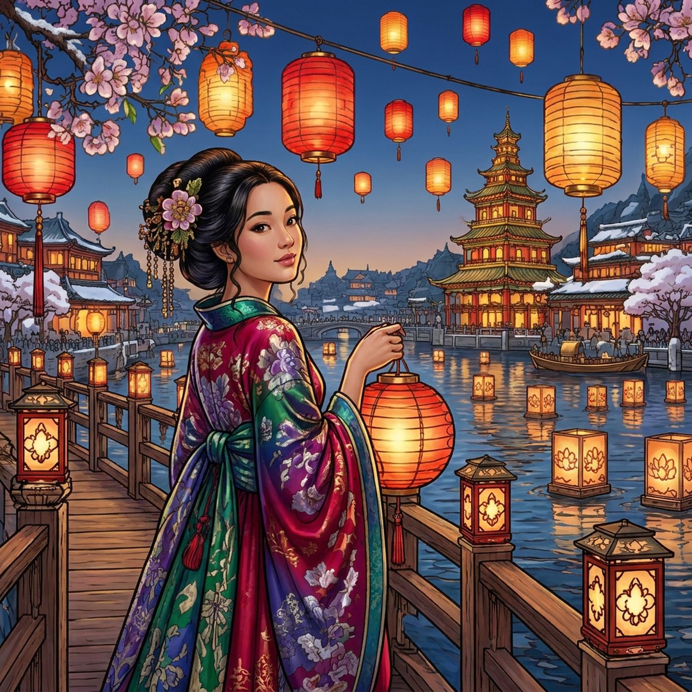 Full-colour reference for Lantern Festival