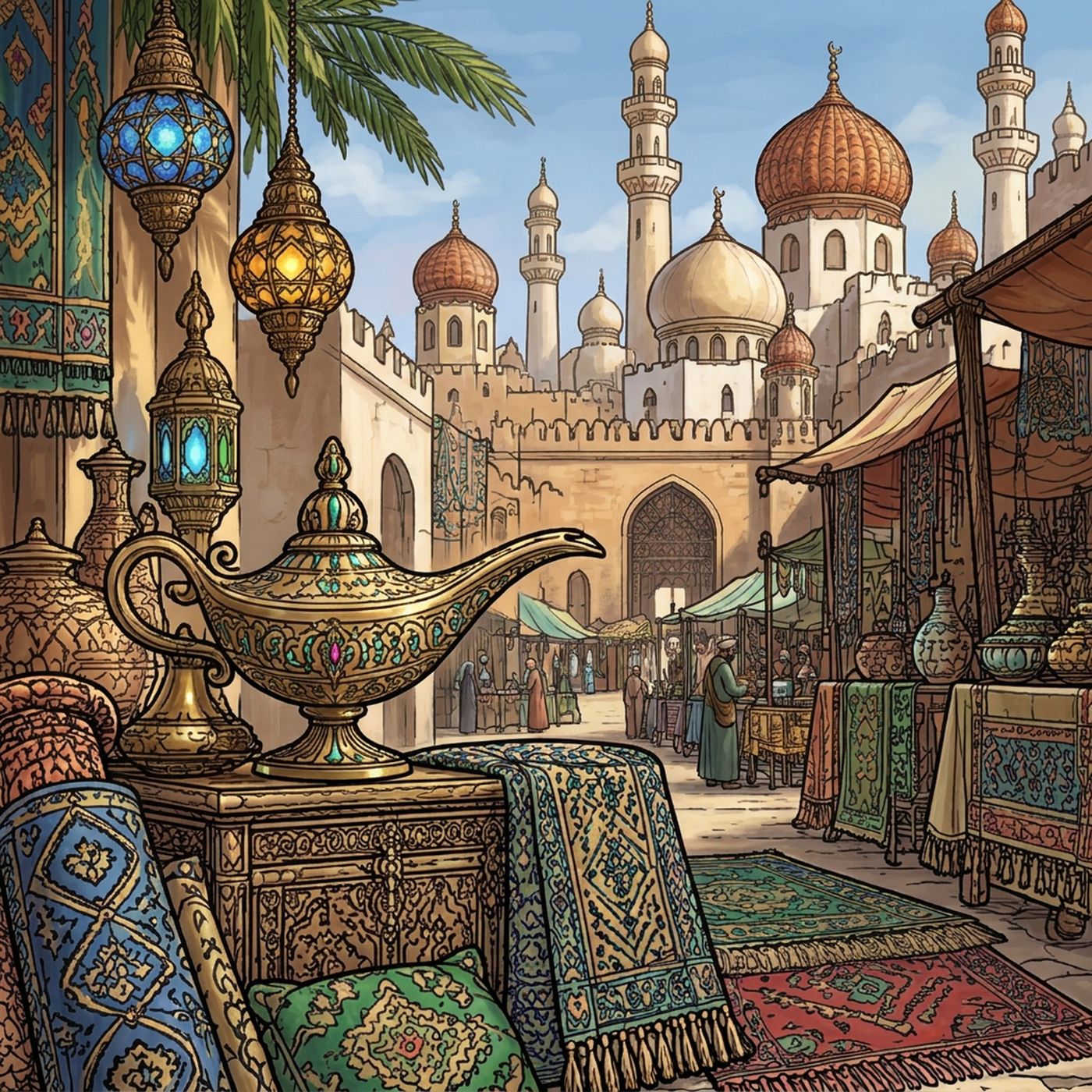 Full-colour reference for Genie Lamp Bazaar