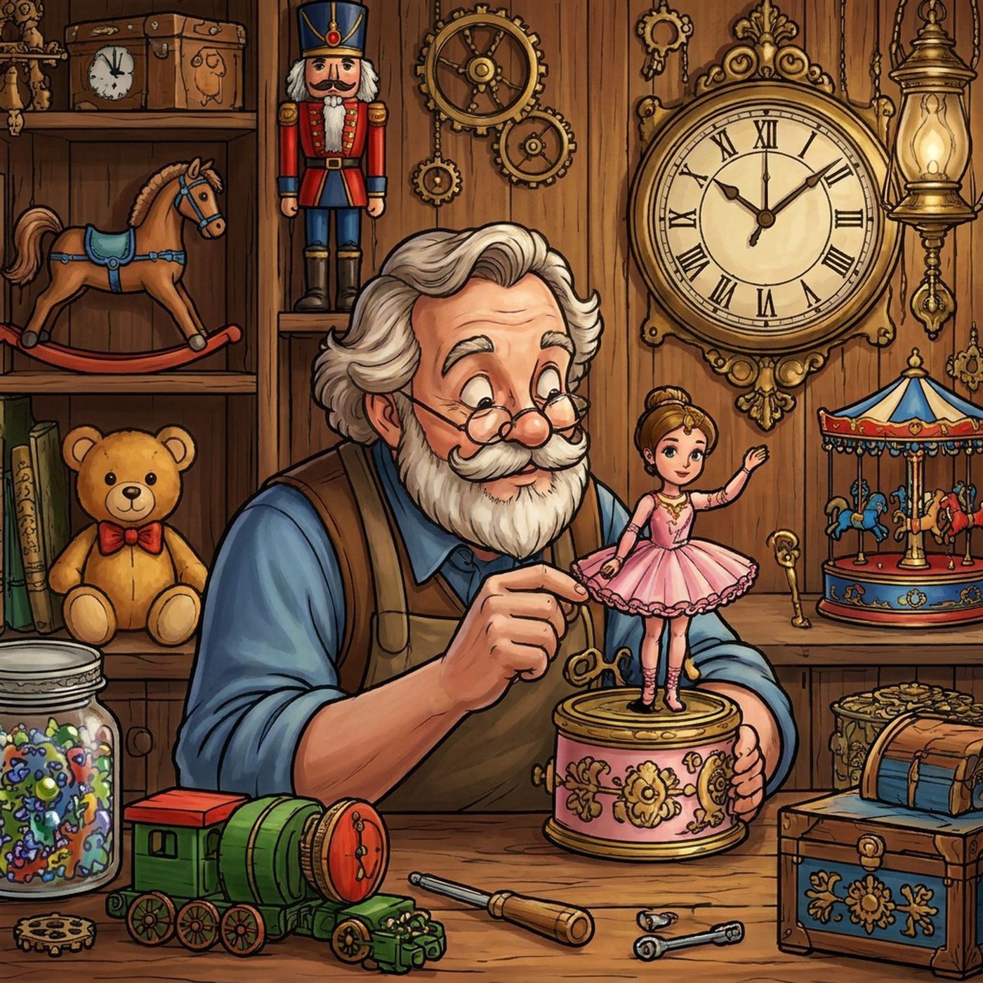 Full-colour reference for Toymaker Workshop
