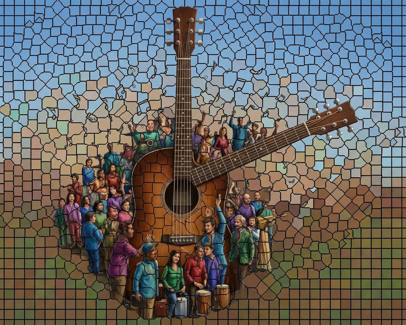 Full-colour reference for Guitar Festival