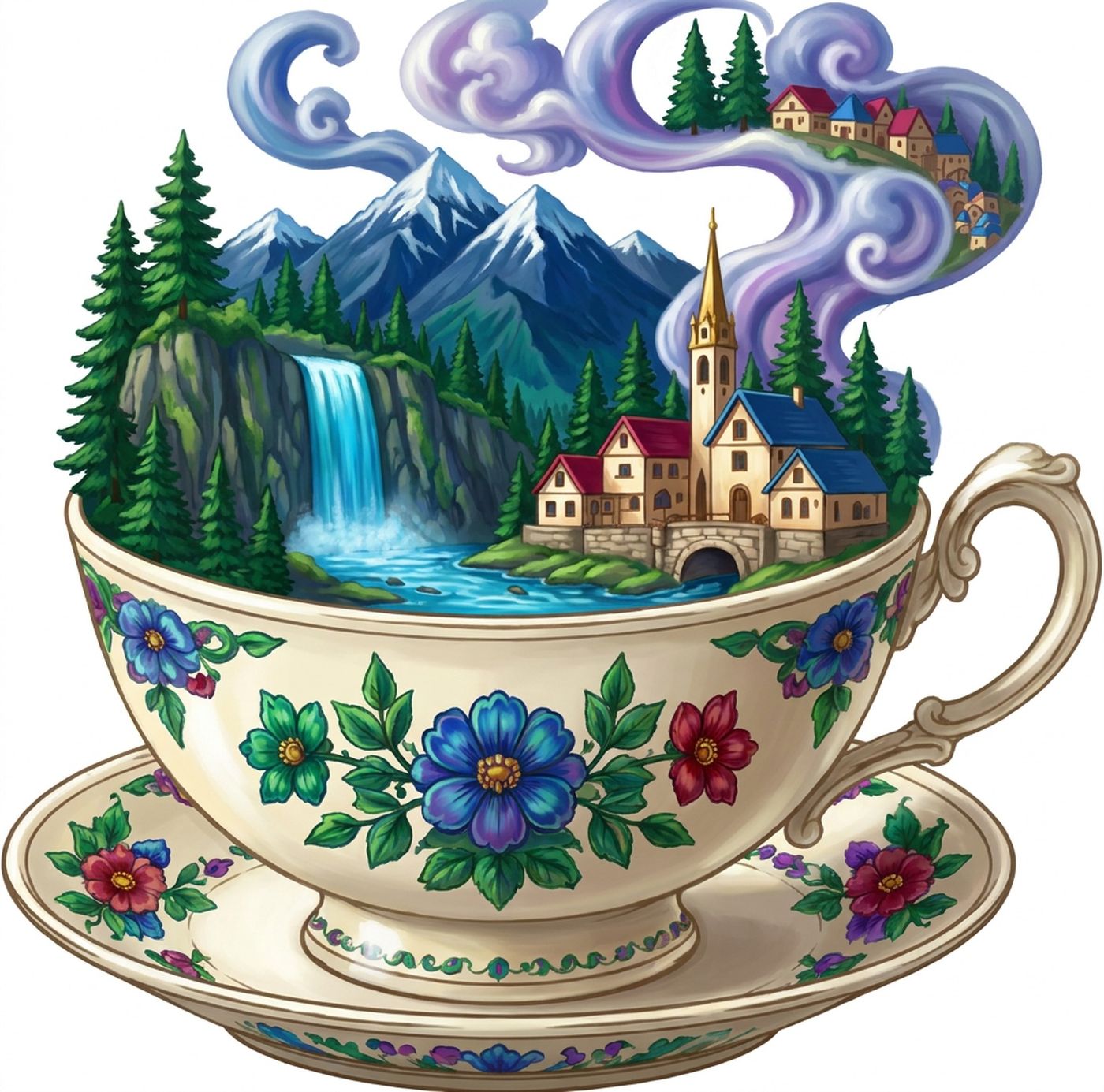 Full-colour reference for Alpine Teacup