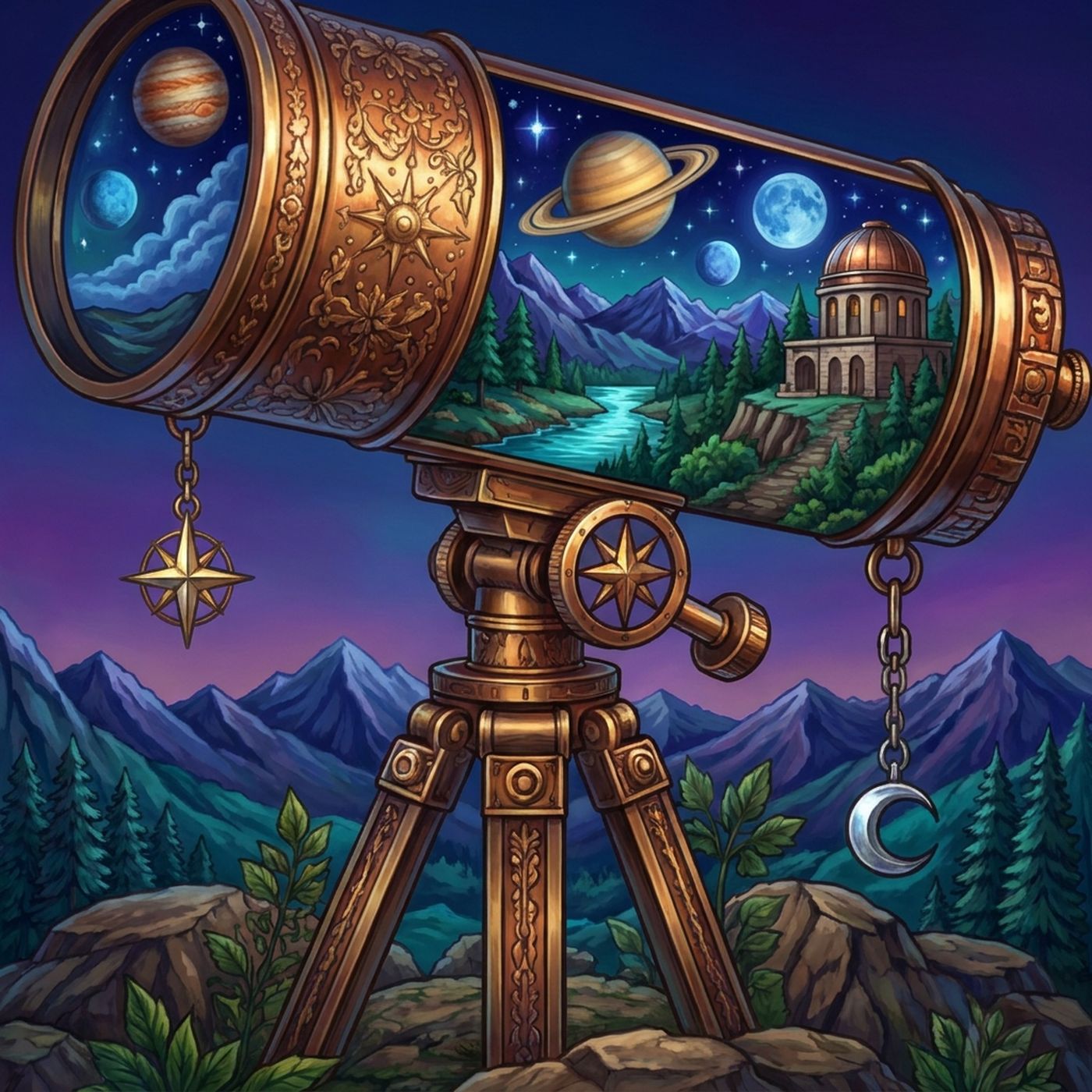 Full-colour reference for Planet Garden Telescope