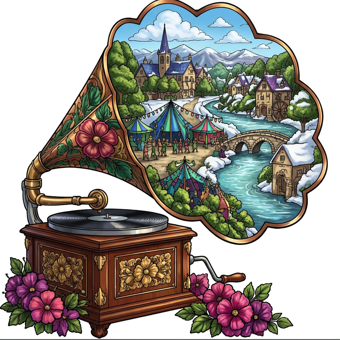 Full-colour reference for Festival Gramophone