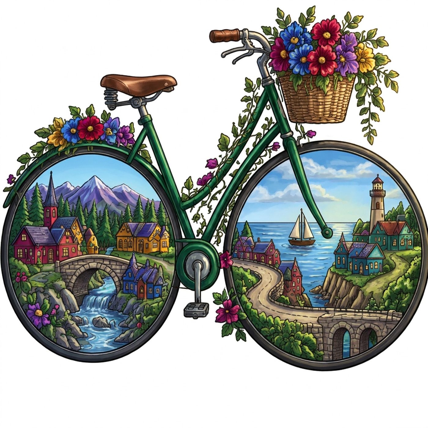 Full-colour reference for Twin World Bicycle
