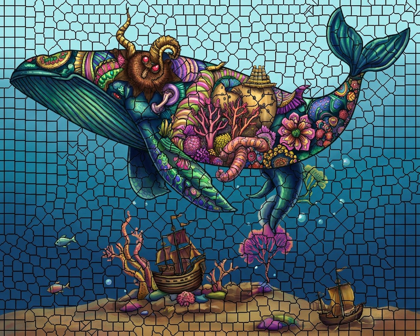 Full-colour reference for Whale of the Deep