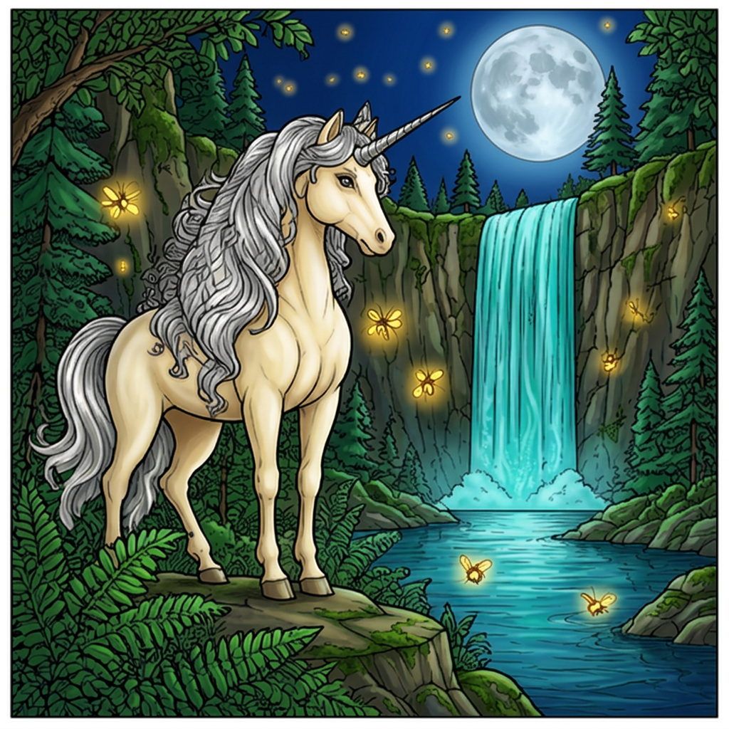 Full-colour reference for Unicorn Moonfall