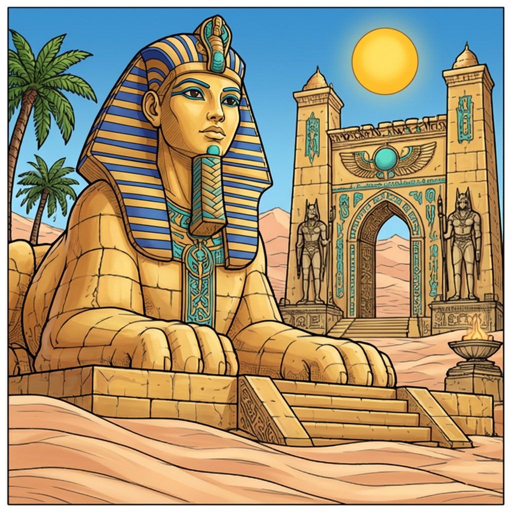 Full-colour reference for Sphinx of the Desert Gate