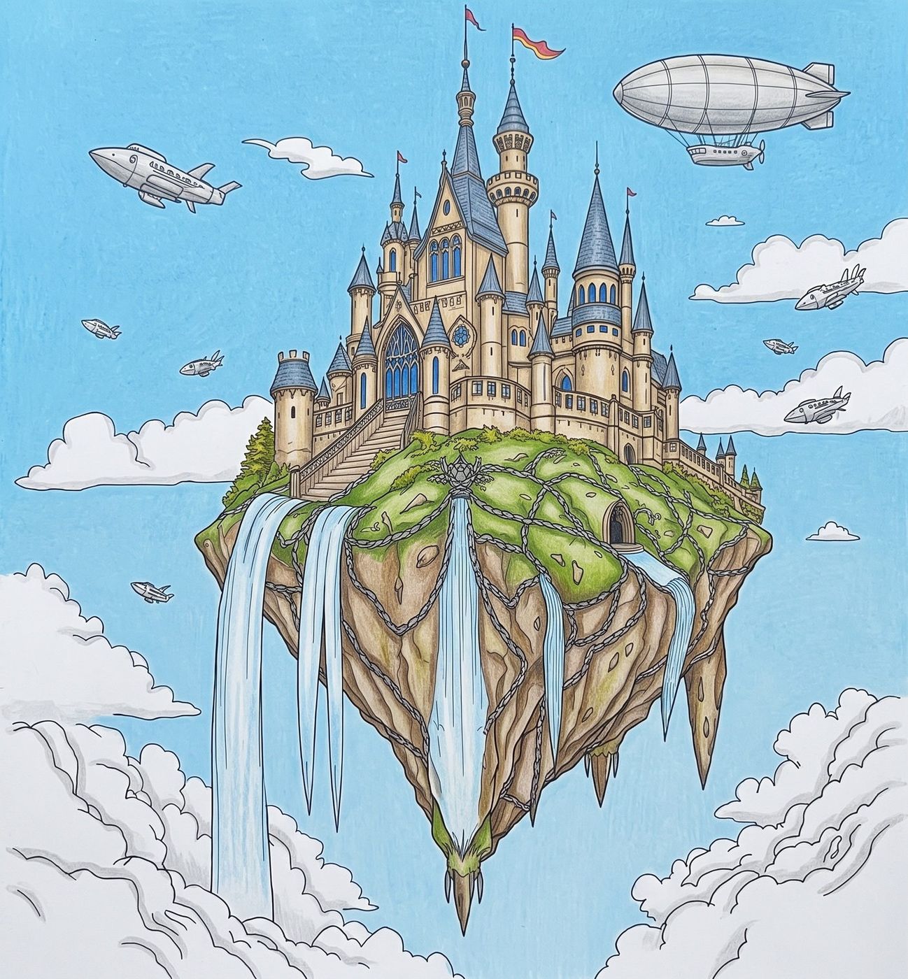 Full-colour reference for Floating Castle