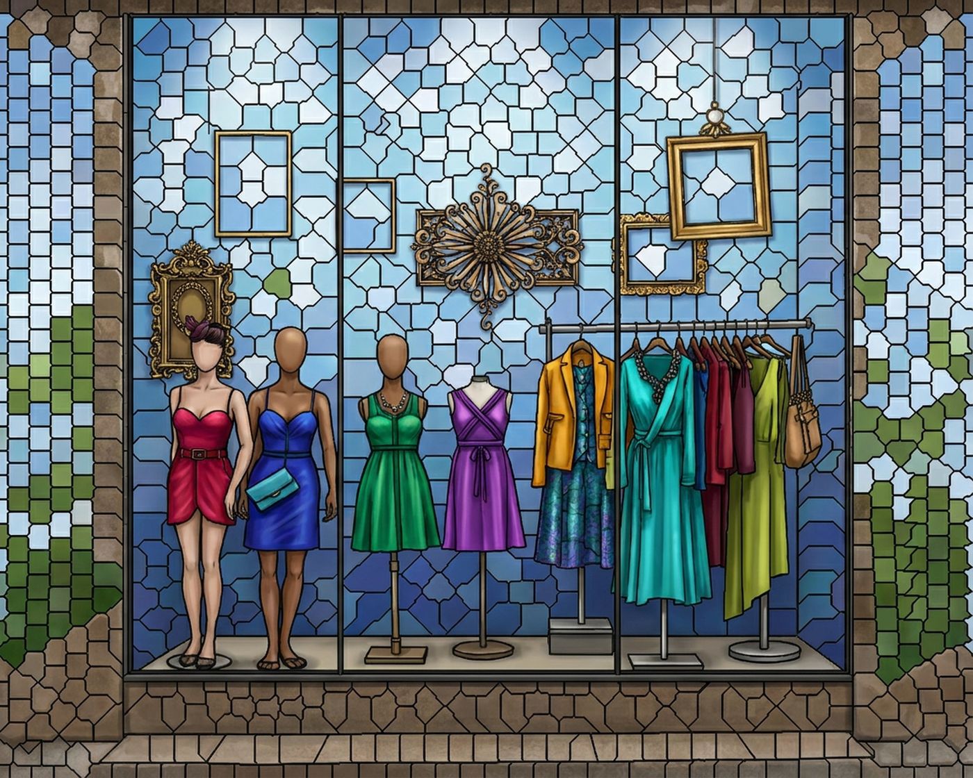 Full-colour reference for Boutique Window